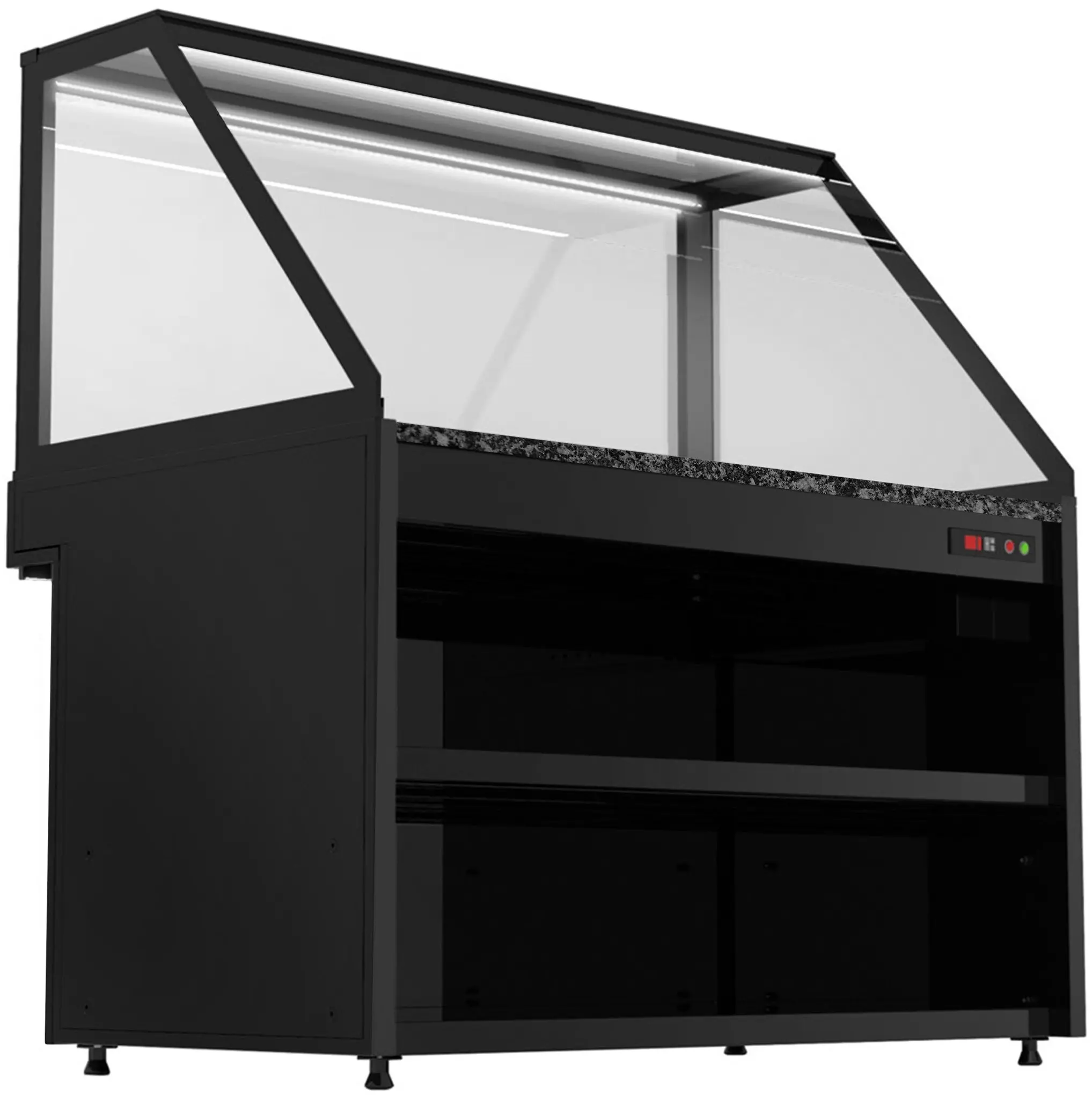 Тепловая витрина GGM Gastro Toronto WHVA138 (Black) - 3