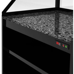 Тепловая витрина GGM Gastro Toronto WHVA138 (Black) Thumb