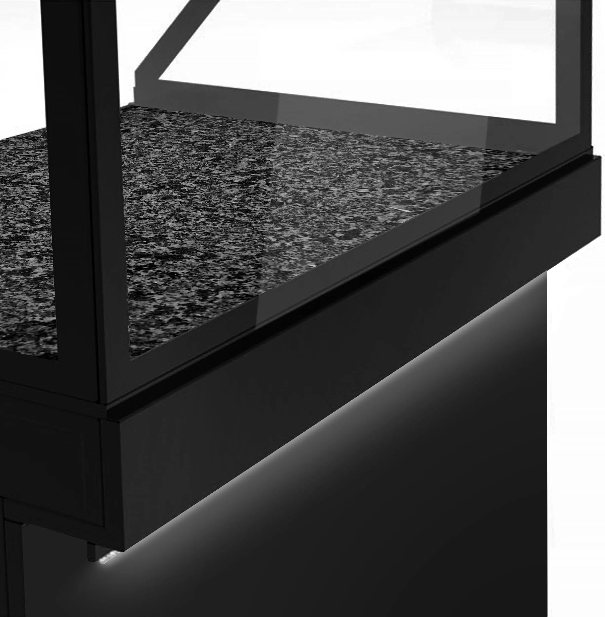 Тепловая витрина GGM Gastro Toronto WHVA138 (Black) - 5