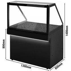 Тепловая витрина GGM Gastro Toronto WHVA138 (Black) Thumb