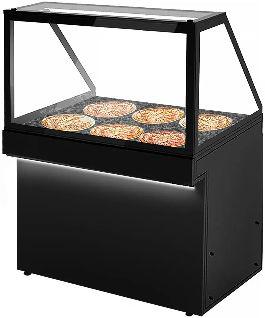 Тепловая витрина GGM Gastro Toronto WHVA138 (Black)