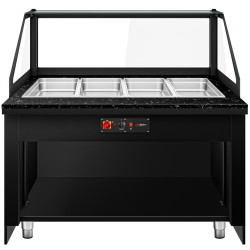 Vitrina calda GGM Gastro Toronto WVE150D (Black/Natural) Thumb