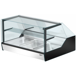 Vitrina calda GGM Gastro WHVND13 (Inox/Black) Thumb