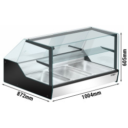 Vitrina calda GGM Gastro WHVND13 (Inox/Black) Thumb