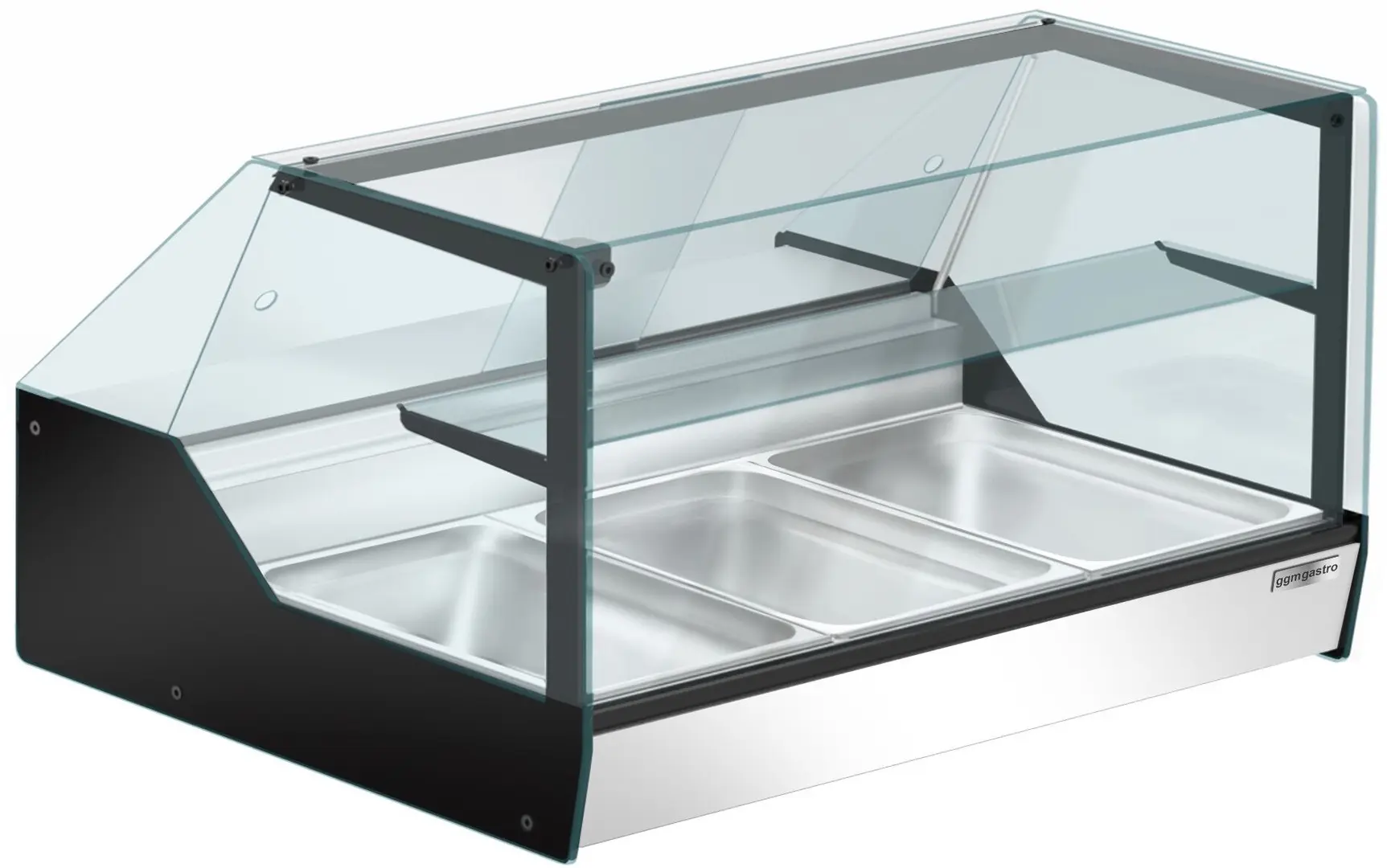 Vitrina calda GGM Gastro WHVND13 (Inox/Black)