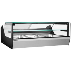 Тепловая витрина GGM Gastro WHVTC13 (Inox/Black) Thumb