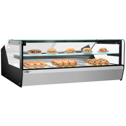 Тепловая витрина GGM Gastro WHVTC13 (Inox/Black)