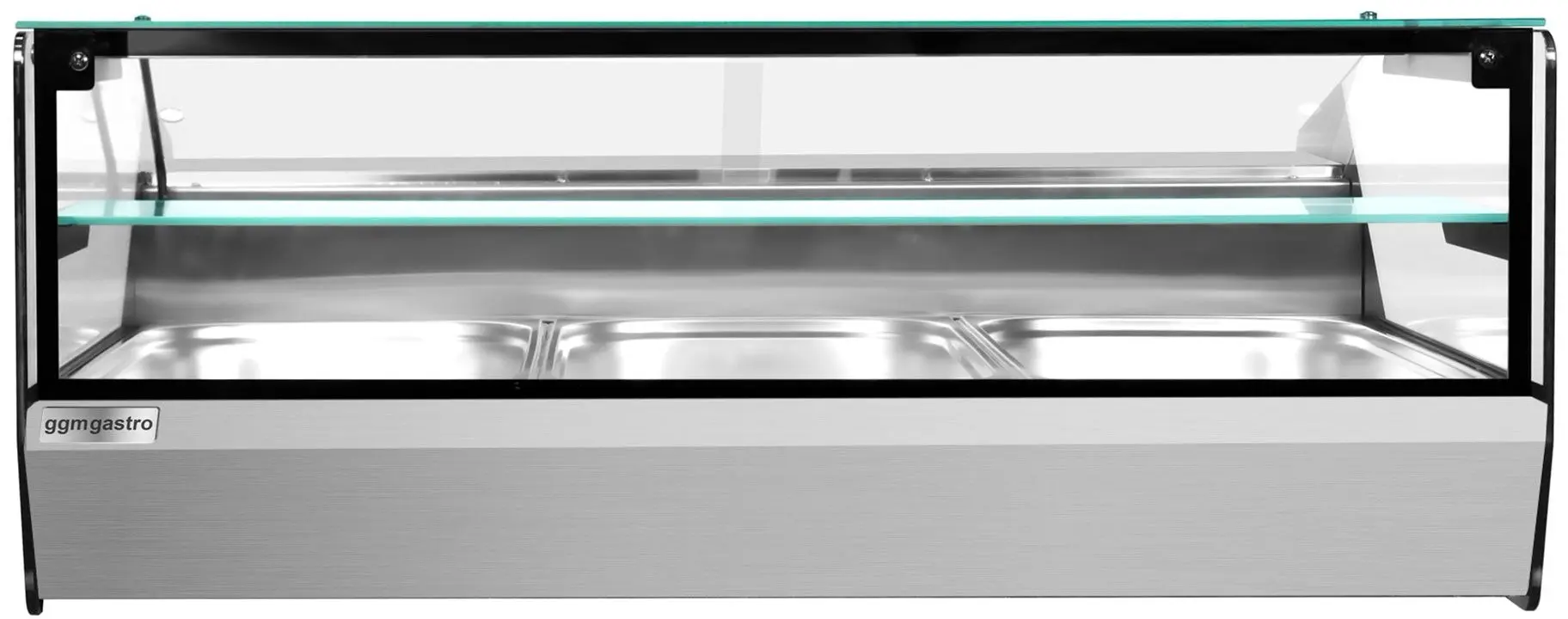 Тепловая витрина GGM Gastro WHVTC13 (Inox/Black) - 4