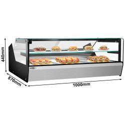 Тепловая витрина GGM Gastro WHVTC13 (Inox/Black) Thumb