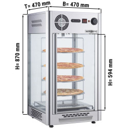 Vitrina calda GGM Gastro WVNR108E (Inox) Thumb