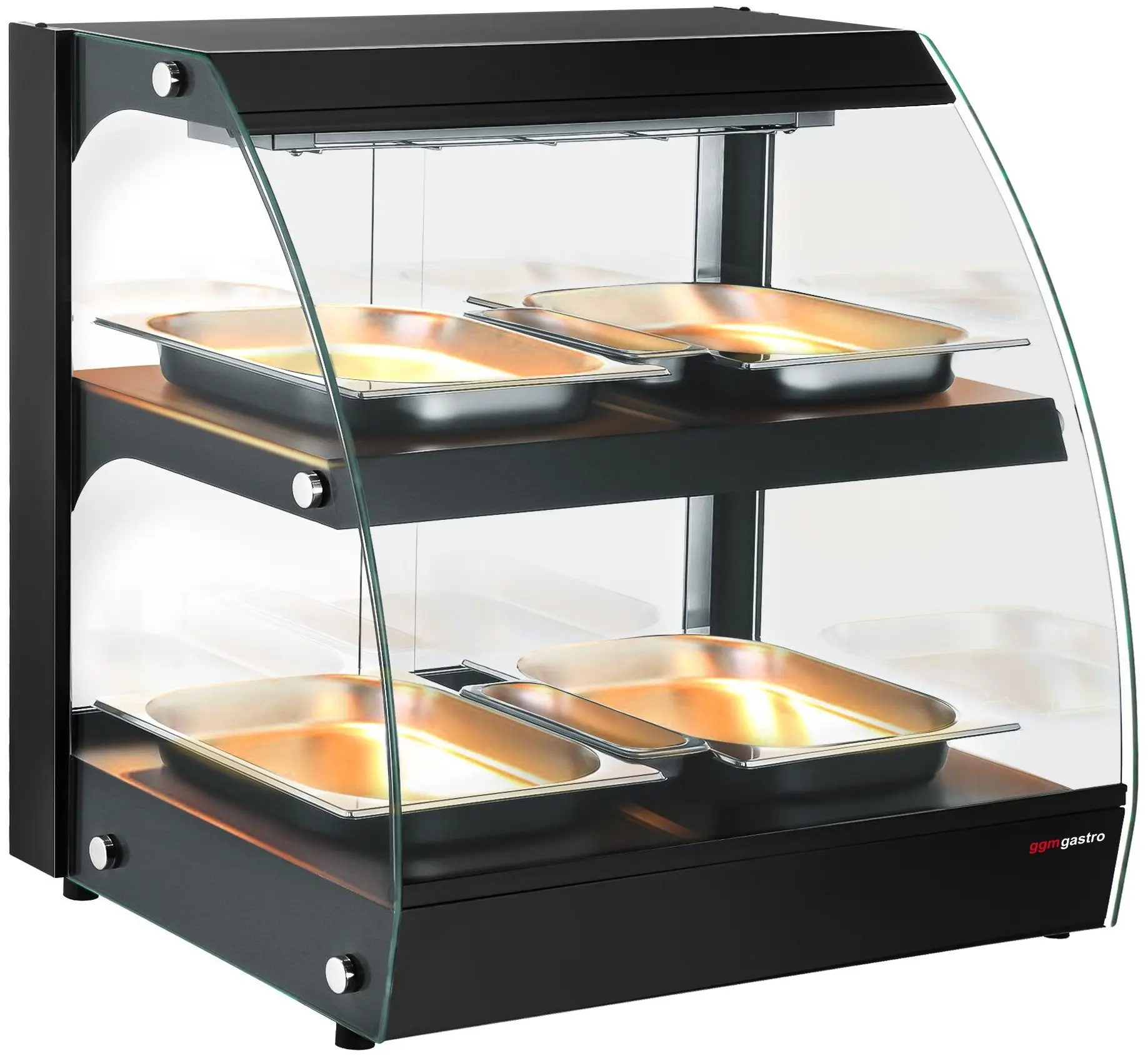 Тепловая витрина GGM Gastro WVNR652S (Black) - 2