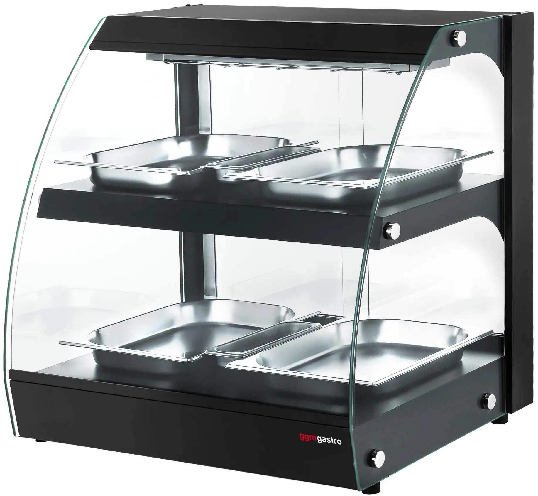 Тепловая витрина GGM Gastro WVNR652S (Black) - 4