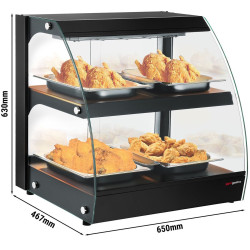 Тепловая витрина GGM Gastro WVNR652S (Black) Thumb