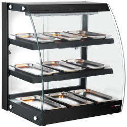 Тепловая витрина GGM Gastro WVNR653S (Black) Thumb