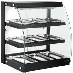 Тепловая витрина GGM Gastro WVNR653S (Black) Thumb