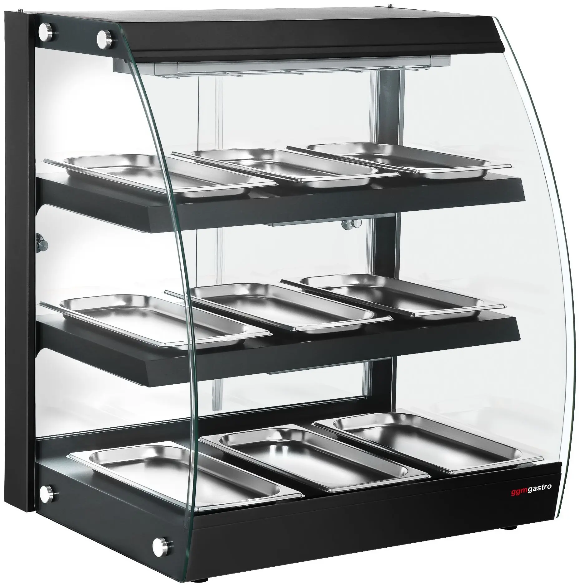 Тепловая витрина GGM Gastro WVNR653S (Black) - 3