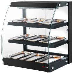 Тепловая витрина GGM Gastro WVNR653S (Black) Thumb