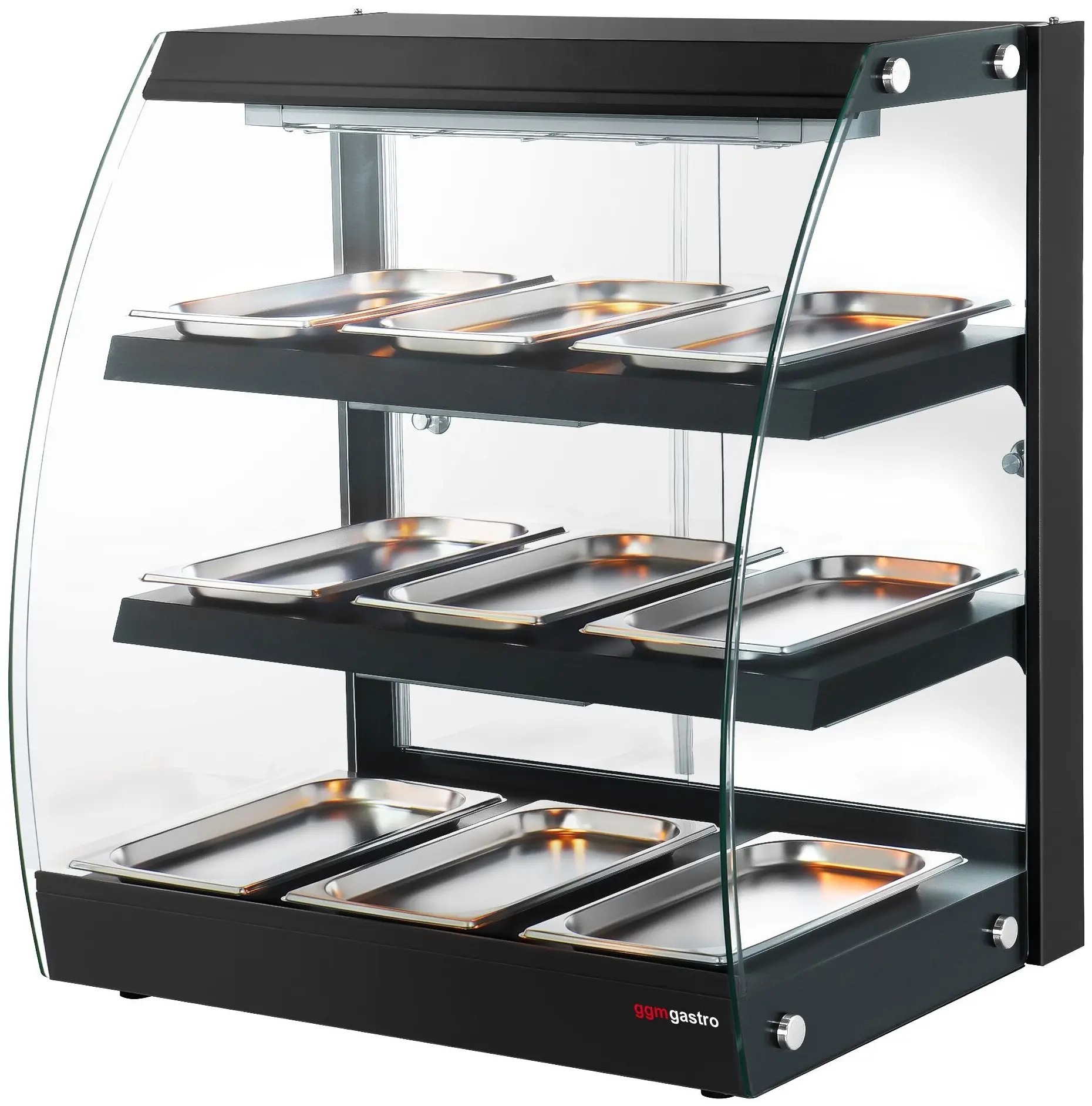 Тепловая витрина GGM Gastro WVNR653S (Black) - 4