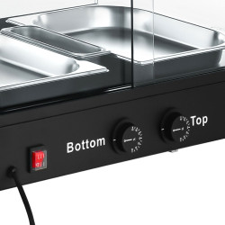 Тепловая витрина GGM Gastro WVNR653S (Black) Thumb