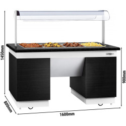 Тепловой буфет GGM Gastro Dublin BBMIN189 (Black) Thumb