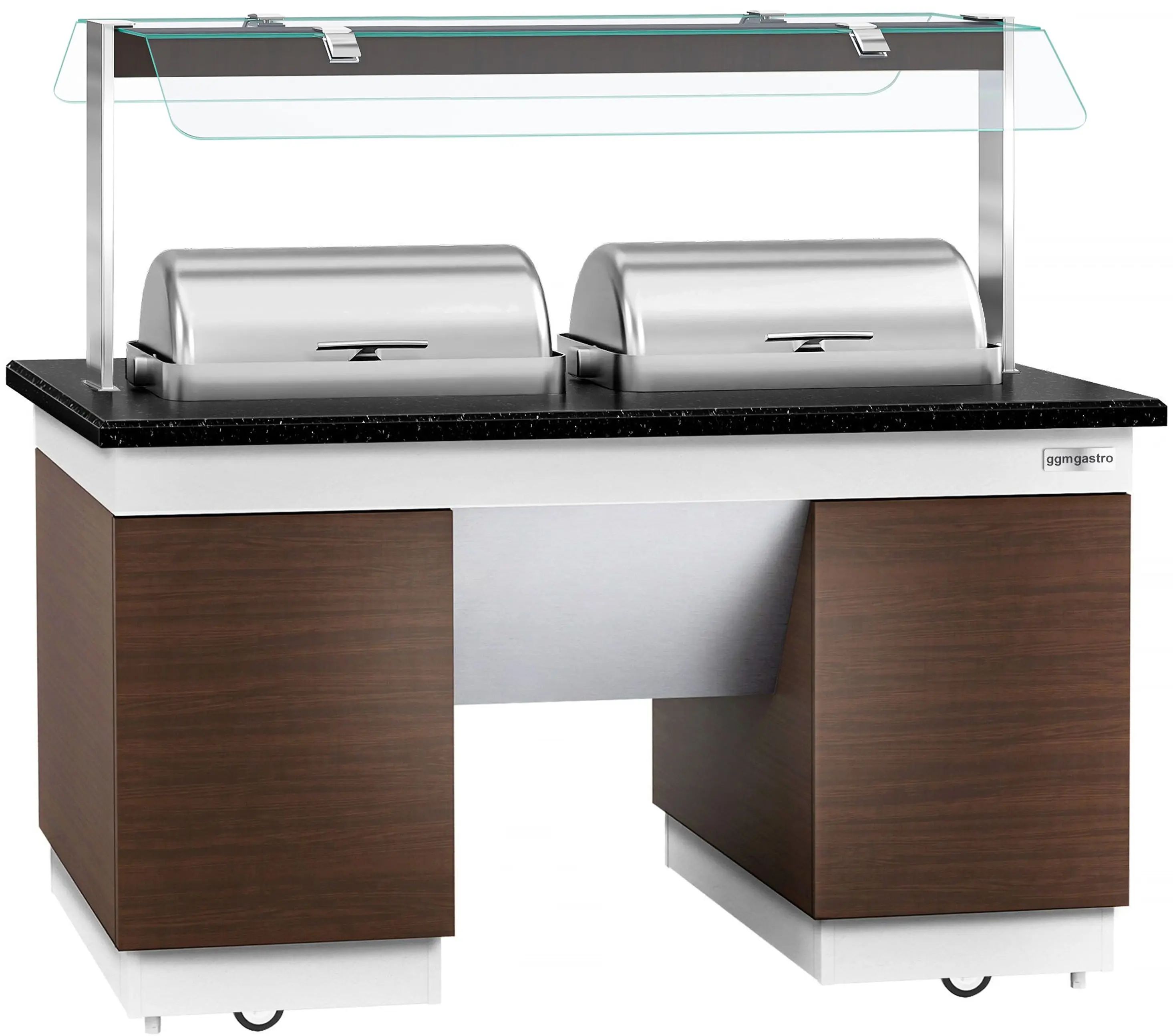 Bufet cald GGM Gastro Dublin WBIN1611 (Brown/Black) - 2