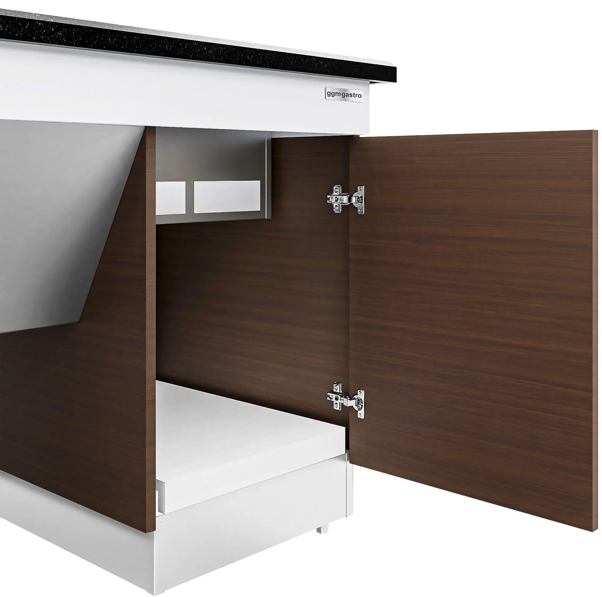 Bufet cald GGM Gastro Dublin WBIN1611 (Brown/Black) - 6