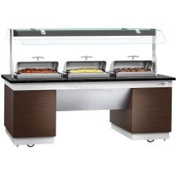 Тепловой буфет GGM Gastro Dublin WBIN2011 (Brown/Black)