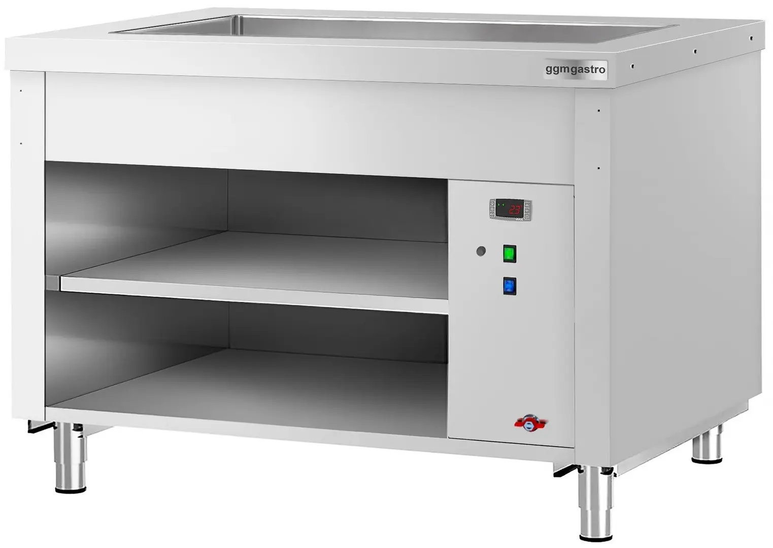 Bufet cald GGM Gastro Kopenhagen BVI800-BM3-N (Inox)