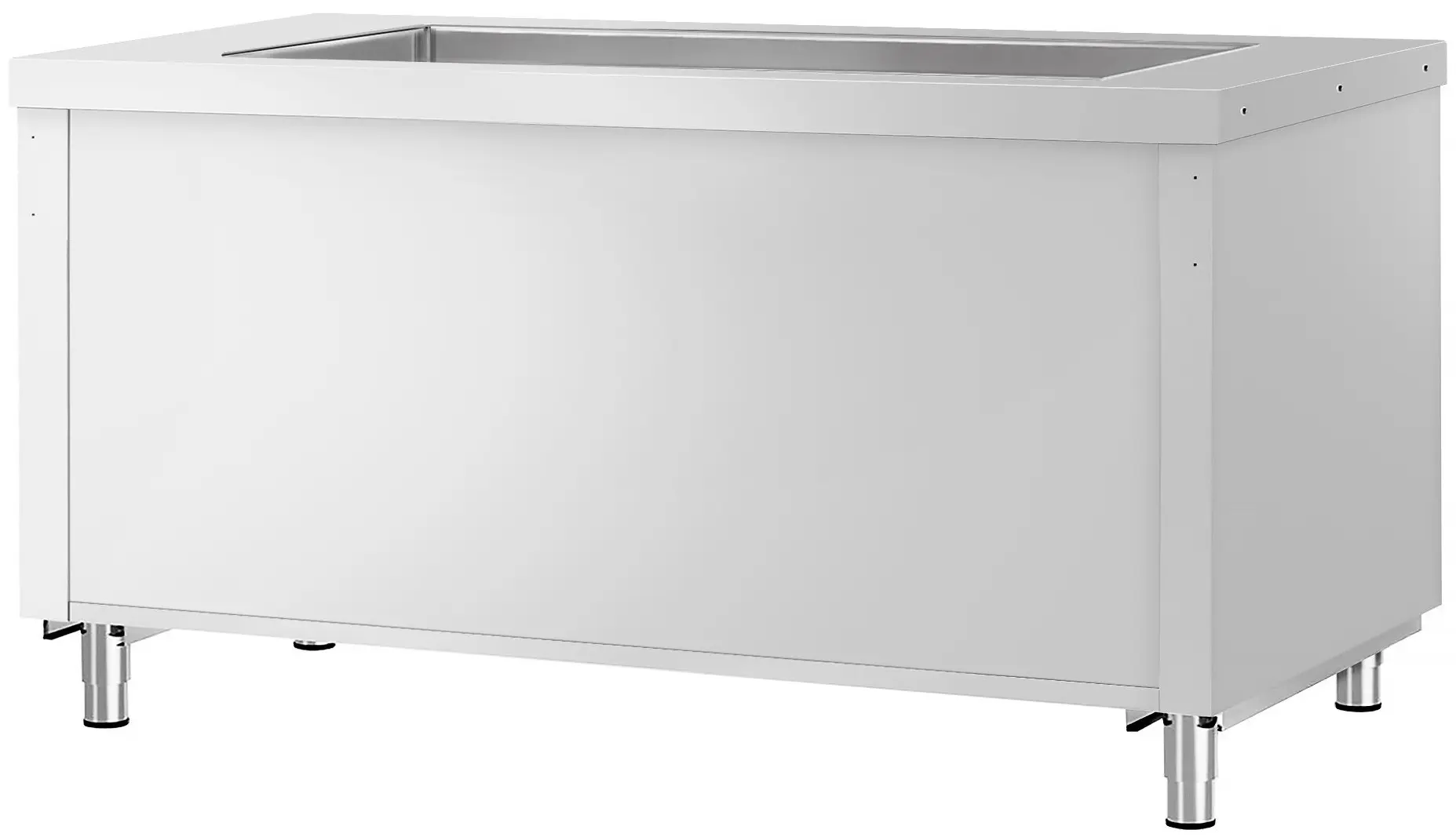 Bufet cald GGM Gastro Kopenhagen BVI800-BM4-N (Inox) - 4