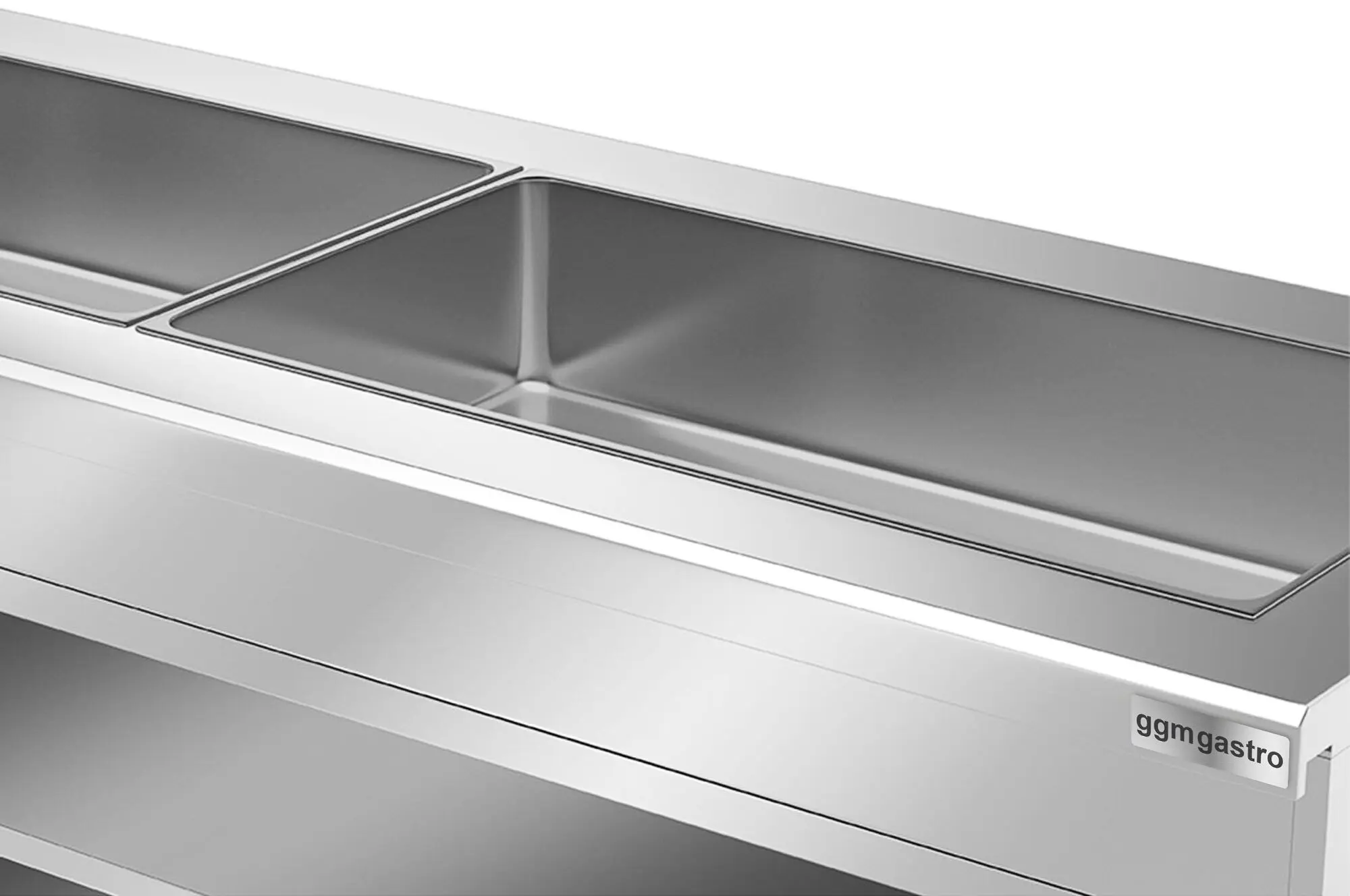 Bufet cald GGM Gastro Kopenhagen BVI800-BM6-N (Inox) - 2