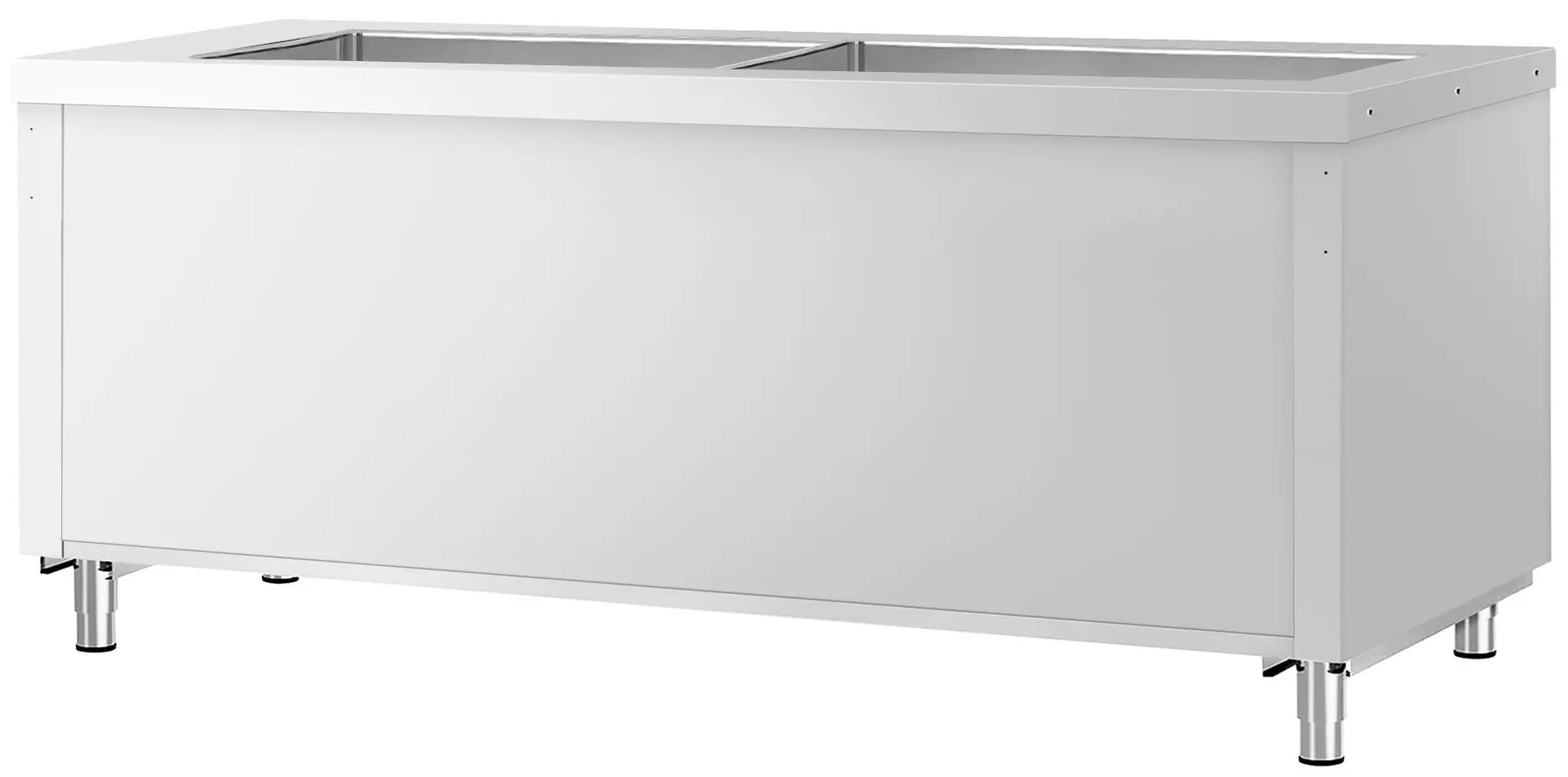 Bufet cald GGM Gastro Kopenhagen BVI800-BM6-N (Inox) - 4