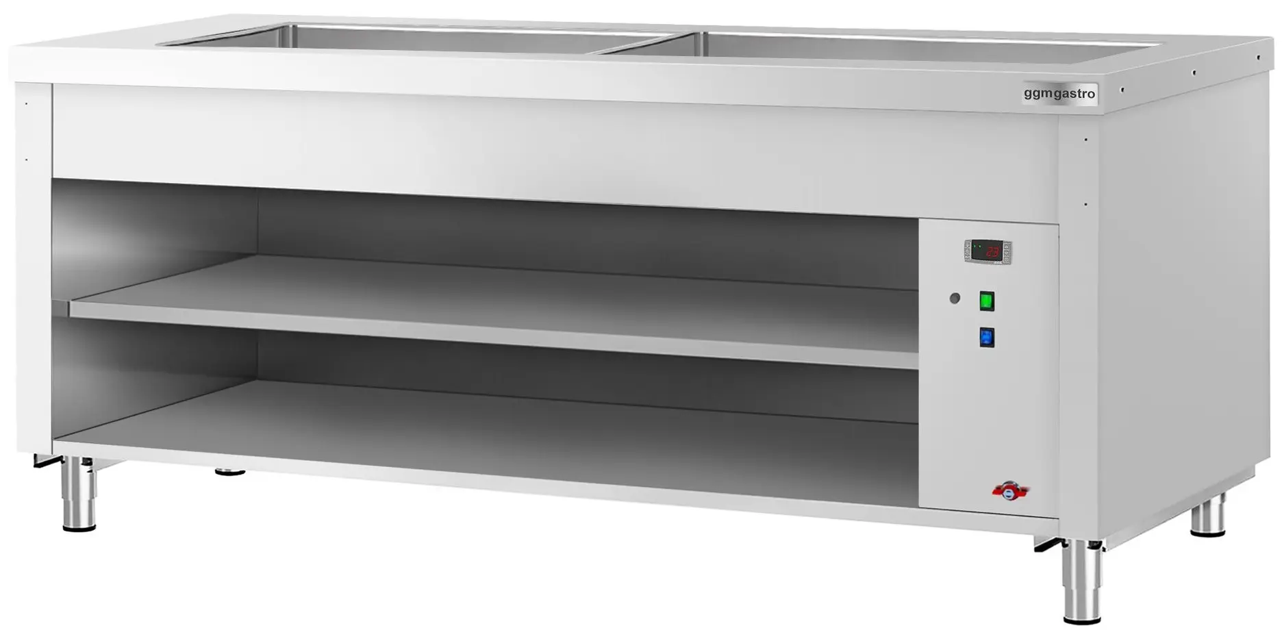 Bufet cald GGM Gastro Kopenhagen BVI800-BM6-N (Inox)