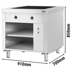 Bufet cald GGM Gastro Kopenhagen BVI800-WP2-N (Inox) Thumb