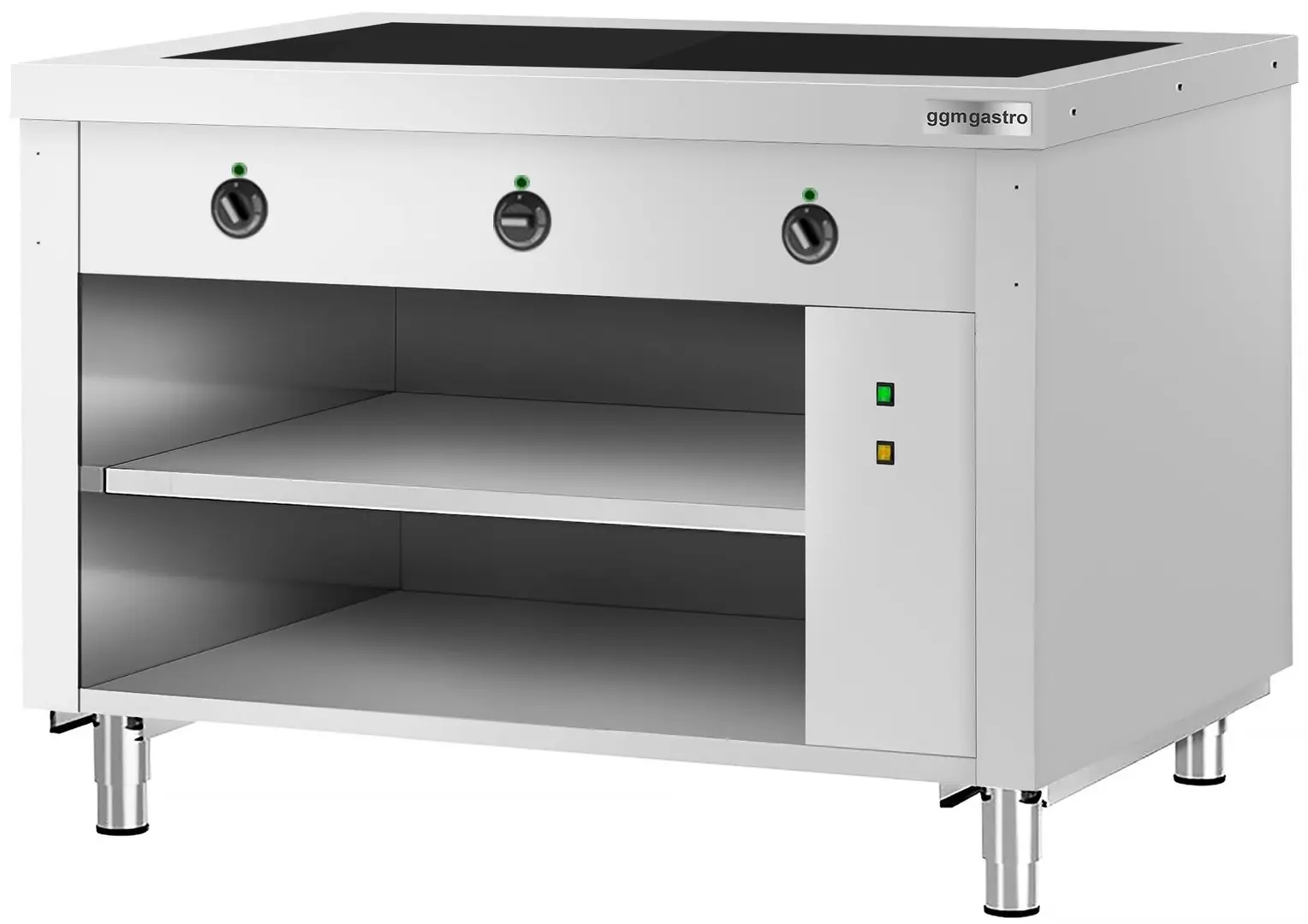 Bufet cald GGM Gastro Kopenhagen BVI800-WP3-N (Inox)