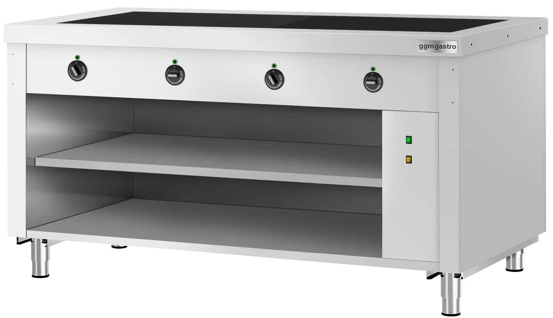 Bufet cald GGM Gastro Kopenhagen BVI800-WP4-N (Inox)