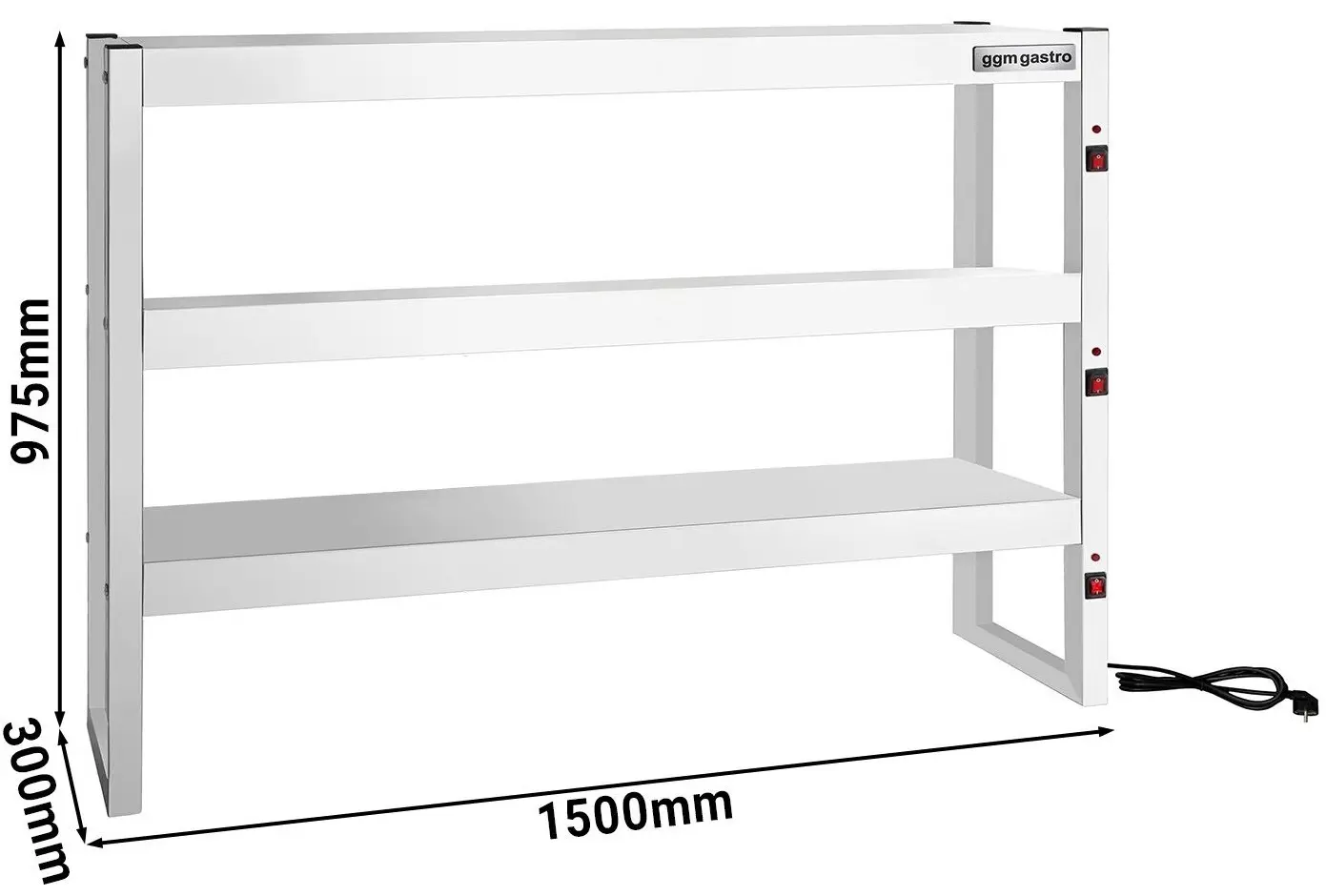 Pod termic pentru servire GGM Gastro WBIH3151 (Inox) - 7
