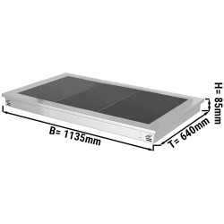 Встраиваемый подогреватель блюд GGM Gastro WA116A (Inox/Black) Thumb
