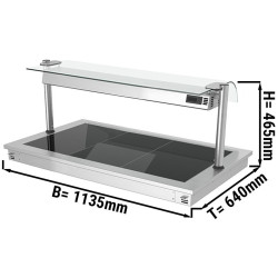 Incalzitor pentru preparate incorporabil GGM Gastro WA116B (Inox/Black) Thumb