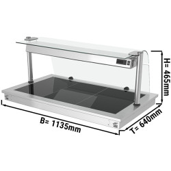Встраиваемый подогреватель блюд GGM Gastro WA116C (Inox/Black) Thumb