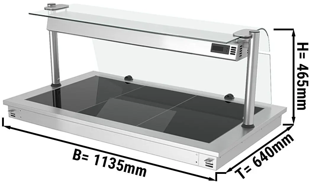 Встраиваемый подогреватель блюд GGM Gastro WA116C (Inox/Black) - 2