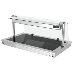 Встраиваемый подогреватель блюд GGM Gastro WA116C (Inox/Black)