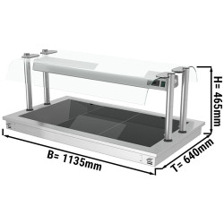 Incalzitor pentru preparate incorporabil GGM Gastro WA116D (Inox/Black) Thumb
