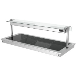 Встраиваемый подогреватель блюд GGM Gastro WA156B (Inox/Black)