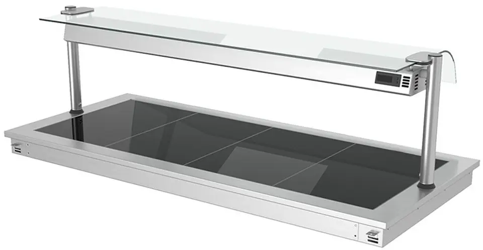Встраиваемый подогреватель блюд GGM Gastro WA156B (Inox/Black)