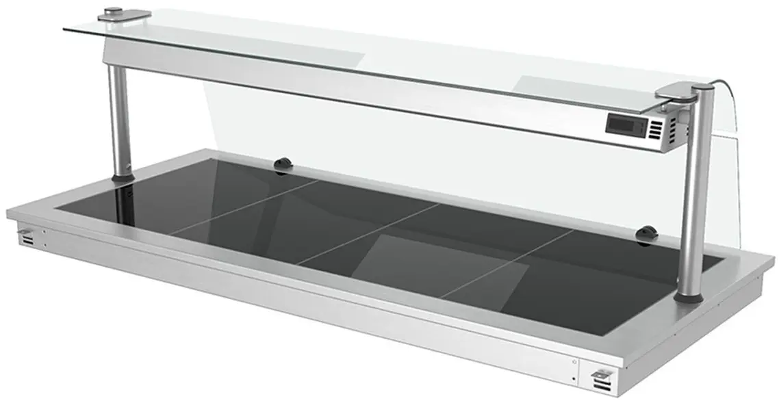 Встраиваемый подогреватель блюд GGM Gastro WA156C (Inox/Black)