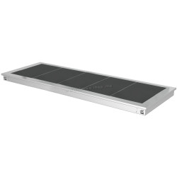 Встраиваемый подогреватель блюд GGM Gastro WA186A (Inox/Black)