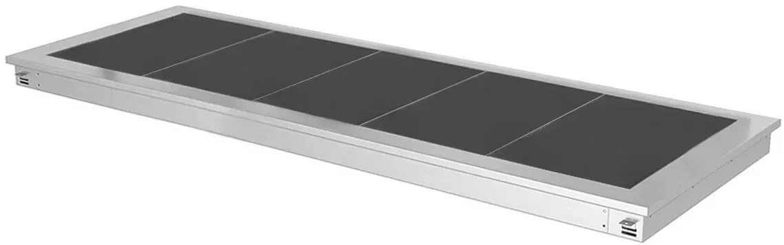 Встраиваемый подогреватель блюд GGM Gastro WA186A (Inox/Black)