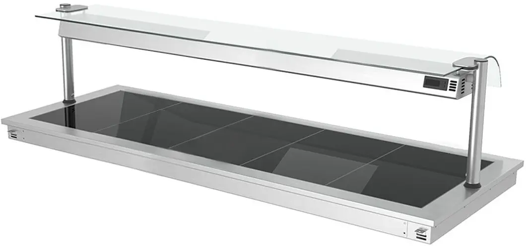 Встраиваемый подогреватель блюд GGM Gastro WA186B (Inox/Black)