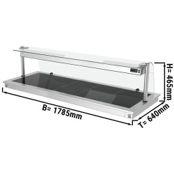 Встраиваемый подогреватель блюд GGM Gastro WA186C (Inox/Black) Thumb