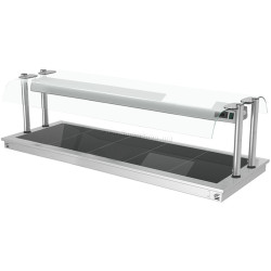Встраиваемый подогреватель блюд GGM Gastro WA186D (Inox/Black)